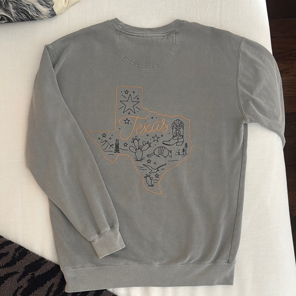 Custom Gray Comfort Colors Crewneck!